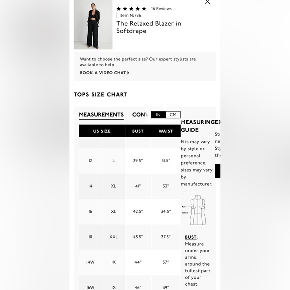 NWT Mdwll The Relaxed Blazer in Softdrape $198 - Picture 10 of 13